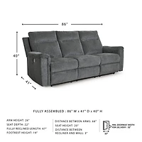 Signature Design By Ashley® Barnsana Power Reclining Sofa