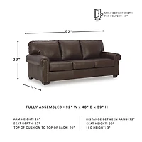 Signature Design By Ashley® Colleton Leather Sofa