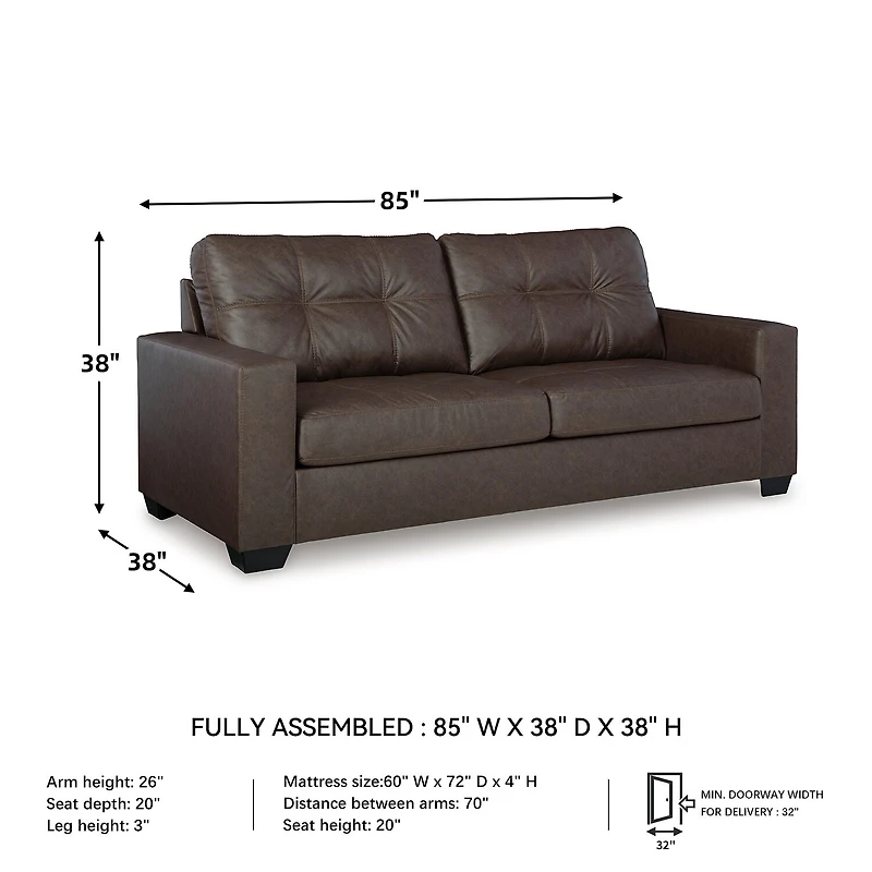 Signature Design by Ashley Barlin Mills Queen Sofa Sleeper