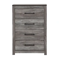 Signature Design by Ashley Bronyan 4-Drawer Chest in Dark Gray