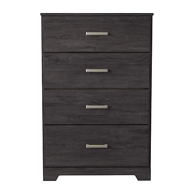 Signature Design by Ashley Belachime 4-Drawer Chest of Drawers in Charcoal