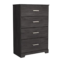 Signature Design by Ashley Belachime 4-Drawer Chest of Drawers in Charcoal