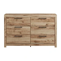 Signature Design by Ashley Hyanna 6-Drawer Dresser in Tan Brown
