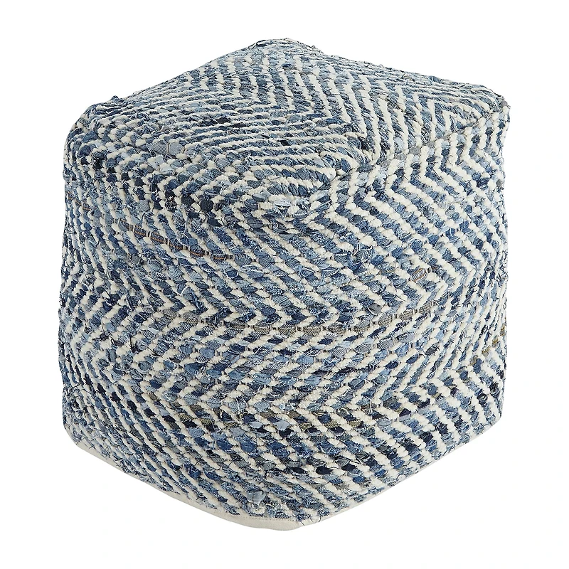 Signature Design by Ashley® Chevron Pouf Ottoman