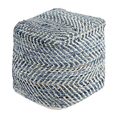 Signature Design by Ashley® Chevron Pouf Ottoman