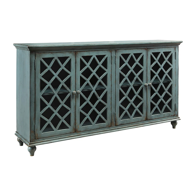 Signature Design by Ashley® Mirimyn Storage Accent Cabinet with Four Lattice Doors