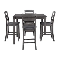Signature Design by Ashley® Brisben 5-pc. Counter Height Square Dining Set