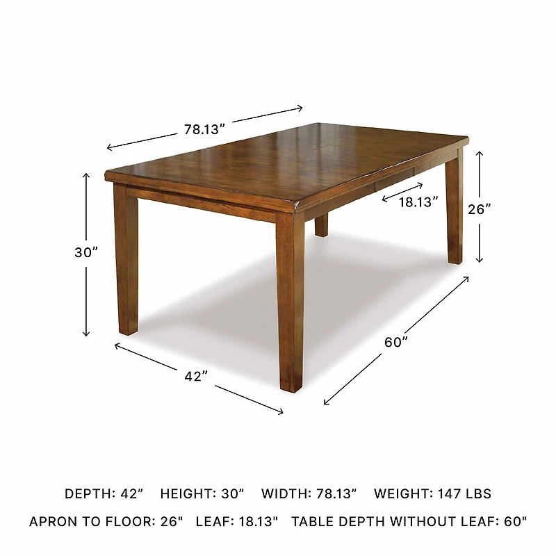 Signature Design by Ashley® Essex Gently Distressed Dining Room Table
