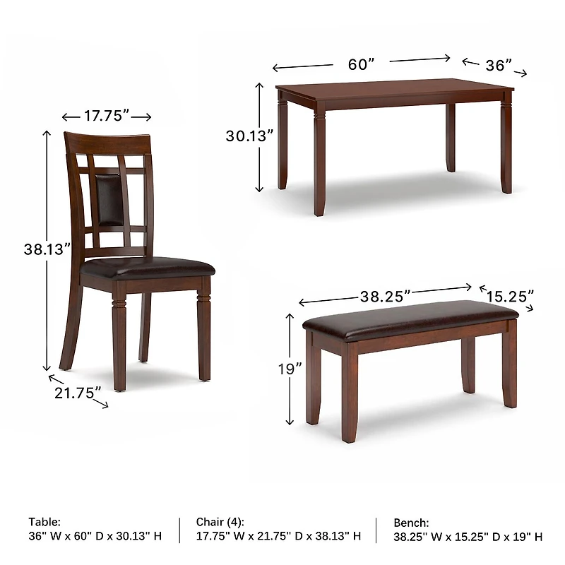 Signature Design by Ashley® Bennox 6-Piece Dining Set