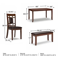 Signature Design by Ashley® Bennox 6-Piece Dining Set