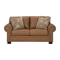 Signature Design By Ashley® Carianna Leather Loveseat