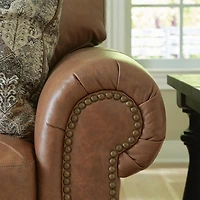 Signature Design By Ashley® Carianna Leather Loveseat