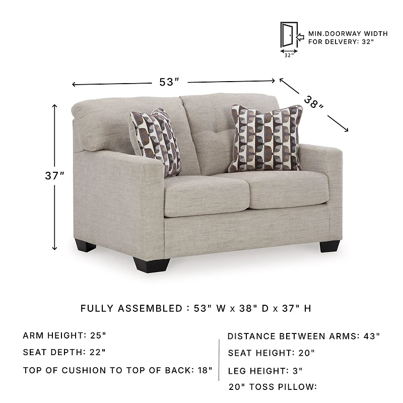 Signature Design By Ashley® Mahoney Loveseat