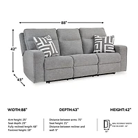 Signature Design By Ashley® Biscoe Power Reclining Sofa