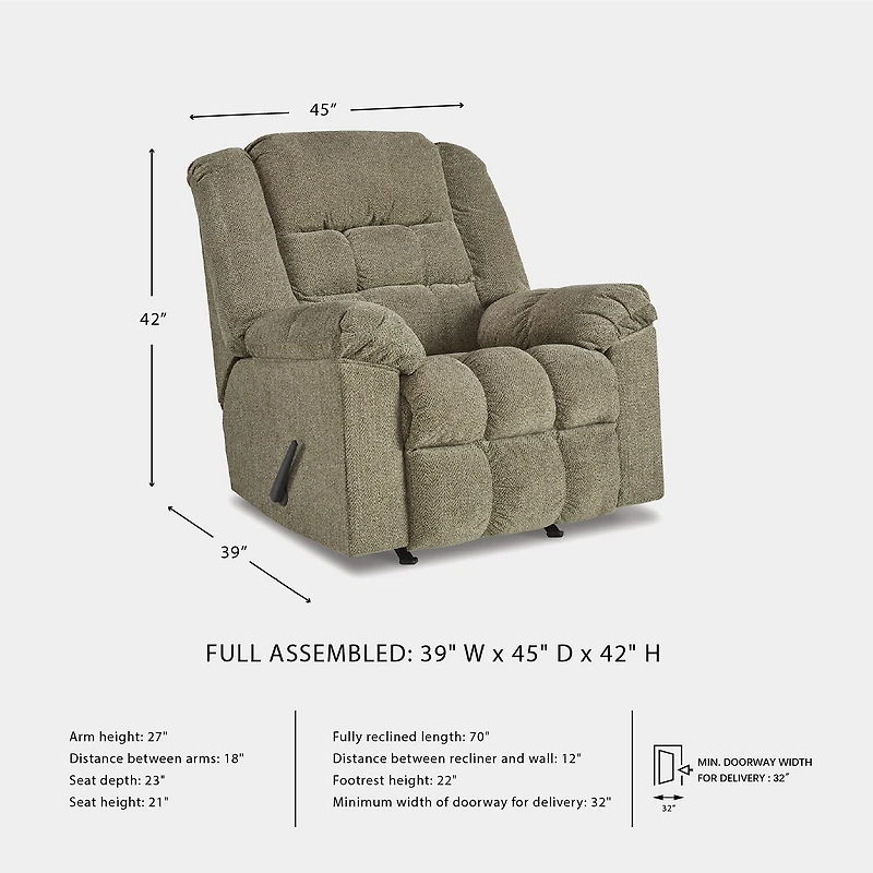 Signature Design By Ashley® Kegler Manual Recliner