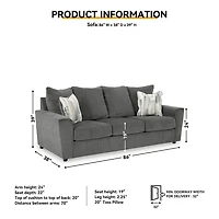 Signature Design by Ashley® Stairatt 3-pc. Track-Arm Sofa