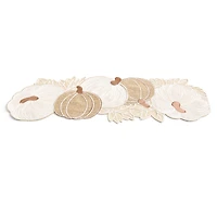 Homewear Harvest Neutral Pumkin Centerpiece