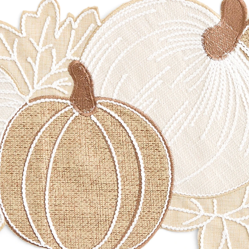 Homewear Harvest Neutral Pumkin Centerpiece