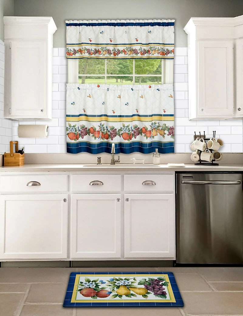 Achim Fruity Tiles Anti-Fatigue 18"X30" Kitchen Mat