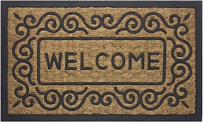 Achim Scrolls Scroll Rectangular Doormat