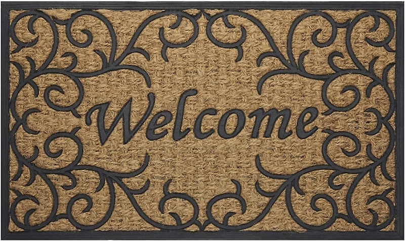Achim Welcome Vines Coir 18"X30" Doormat