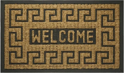 Achim Welcome Key Scroll Coir 18"X30" Doormat