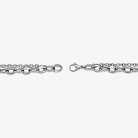Mens Stainless Steel 22 Inch Link Chain Necklace