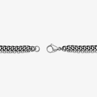 Mens Stainless Steel 22 Inch Curb Chain Necklace