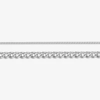 Mens Stainless Steel Inch Wheat Chain Necklace