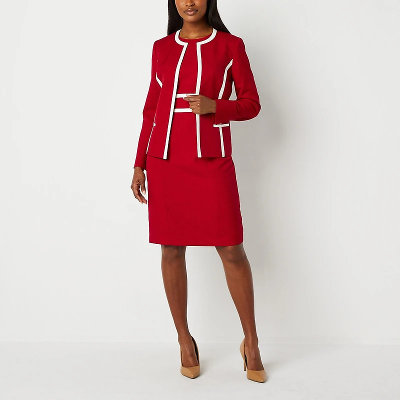 Black Label by Evan-Picone Womens Classic Fit Suit Jacket