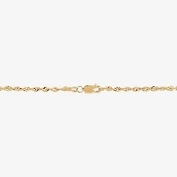 Solid 14K Gold Glitter Rope 18-30" 2.5mm Chain