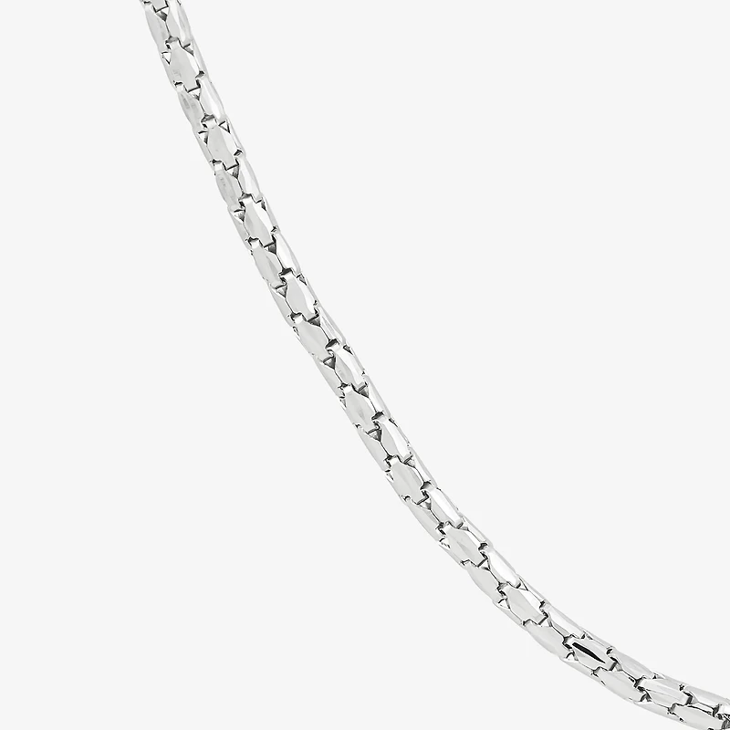 Made in Italy Womens 14K Gold 18 Inch Fashion Chain Necklace