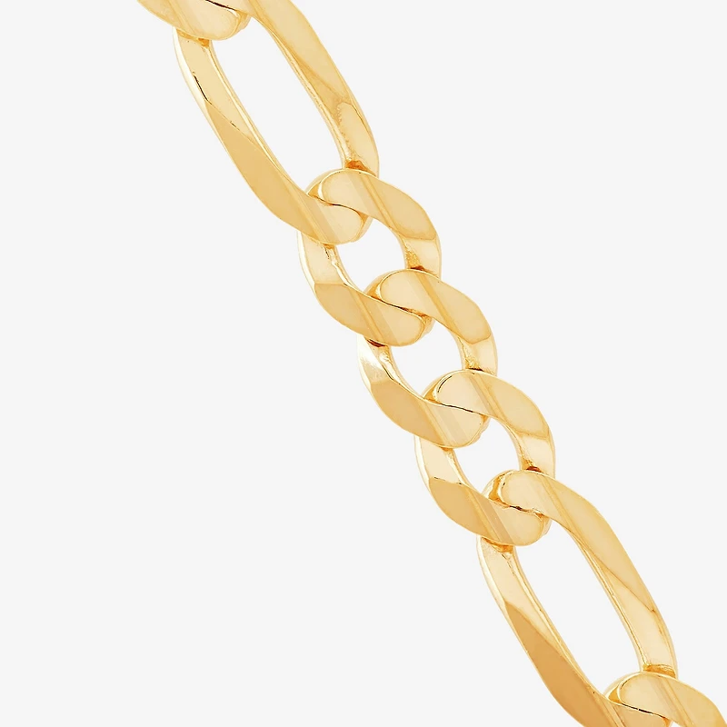 Mens 22 - 30 Inch 10K Gold Link Necklace