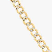 Unisex Adult 14K Gold 16 Inch Curb Chain Necklace