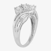 Love Lives Forever 1/2 CT.T.W. Round White Natural Diamond 10K Gold 3-Stone Ring
