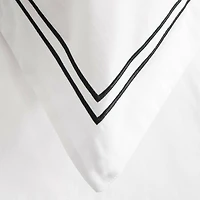 Ella Jayne 100% Cotton Percale 3 Piece Duvet Set with Satin Stitching