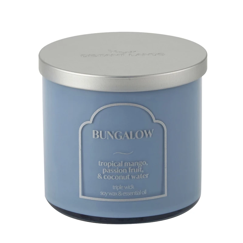 Distant Lands 14oz Bungalow 3-Wick Scented Jar Candle