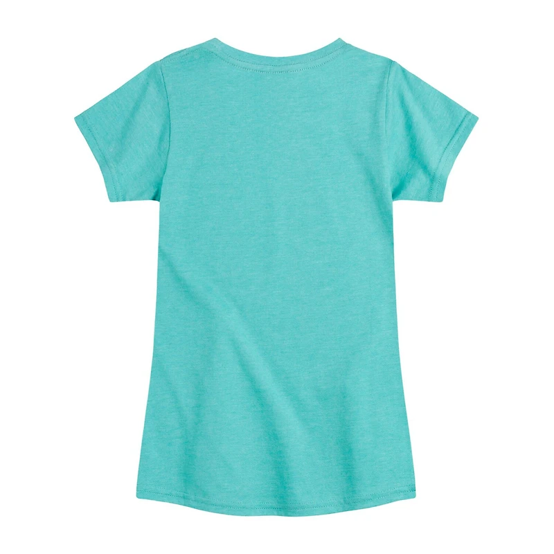 Big Kid Girls Round Neck Short Sleeve Classic Fit Barbie Graphic T-Shirt