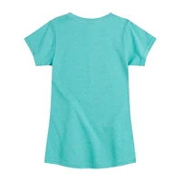 Big Kid Girls Round Neck Short Sleeve Classic Fit Barbie Graphic T-Shirt