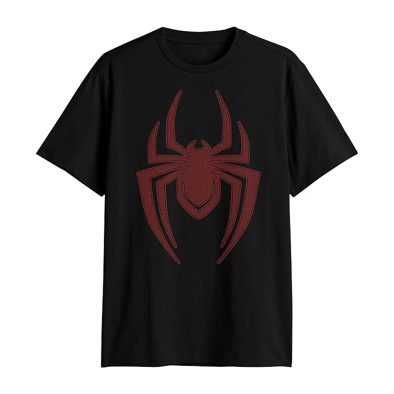 Mens Short Sleeve Spiderman Graphic T-Shirt