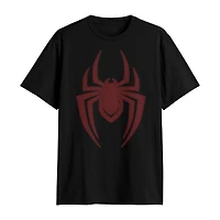 Mens Short Sleeve Spiderman Graphic T-Shirt