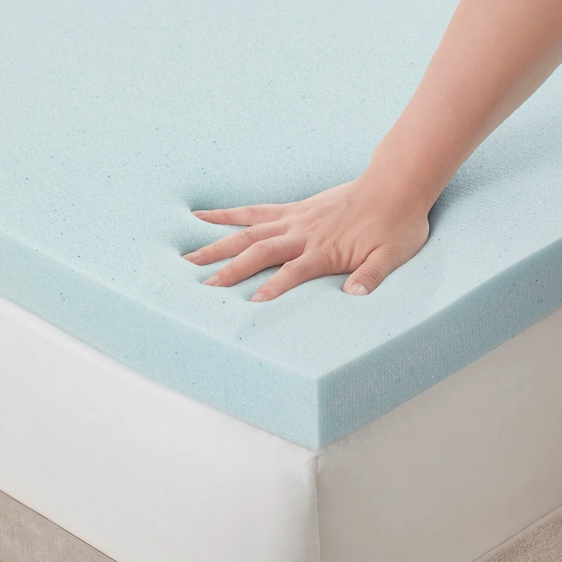 Sweet Home Collection™ Gel Memory Foam 2" Mattress Topper CertiPUR-US Certified