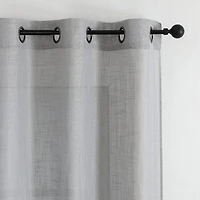 Newton Grommet Top Sheer Set of 2 Curtain Panel