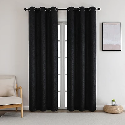 Ansel Grommet Top Blackout Set of 2 Curtain Panel