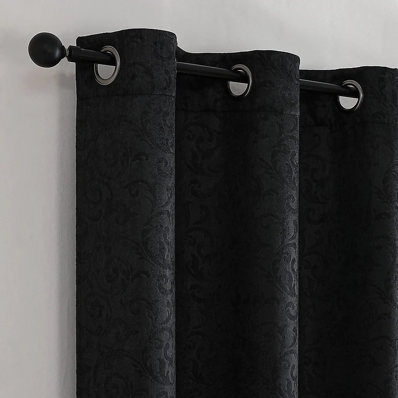 Ansel Grommet Top Blackout Set of 2 Curtain Panel