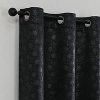 Roosevelt Grommet Top Blackout Set of 2 Curtain Panel