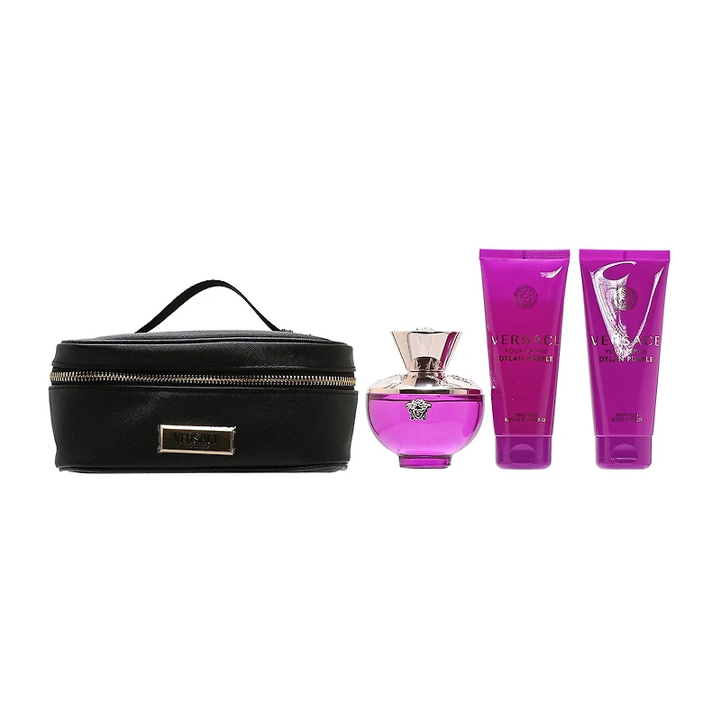 Versace Dylan Purple Ladies 4-Pc Gift Set Perfume Set