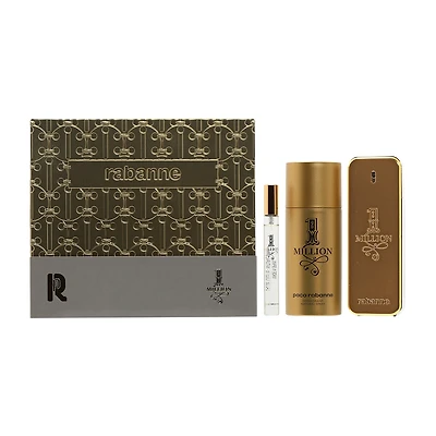 Rabanne One Million 3-Pc Gift Set