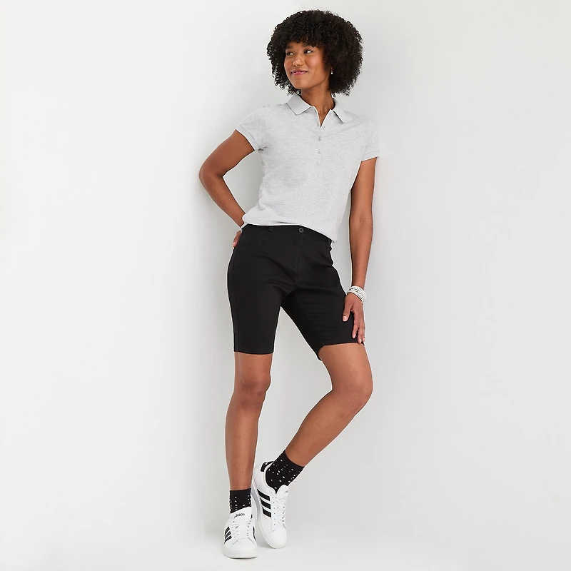 IZOD Womens 9 1/4" Juniors Bermuda Short