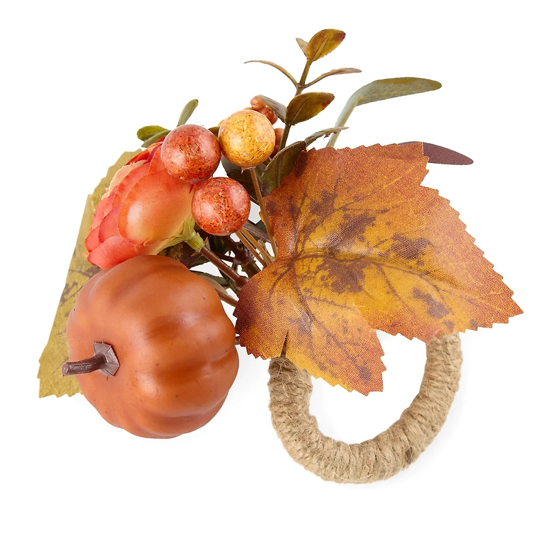 Linden Street Terra Harvest 4-pc. Napkin Rings